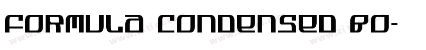Formula Condensed Bo字体转换